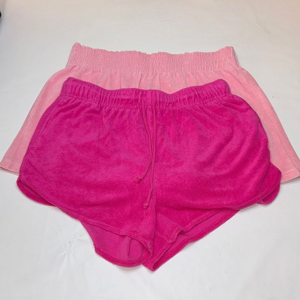 Bundle of pink lounge shorts, Wild Fable/H&M, size M/L